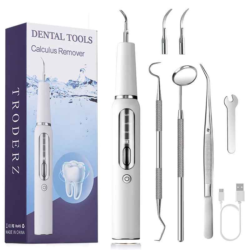 Ultrasonic Pet Tooth Cleaning Device – Electric Dental Care Tool for Dogs and Cats