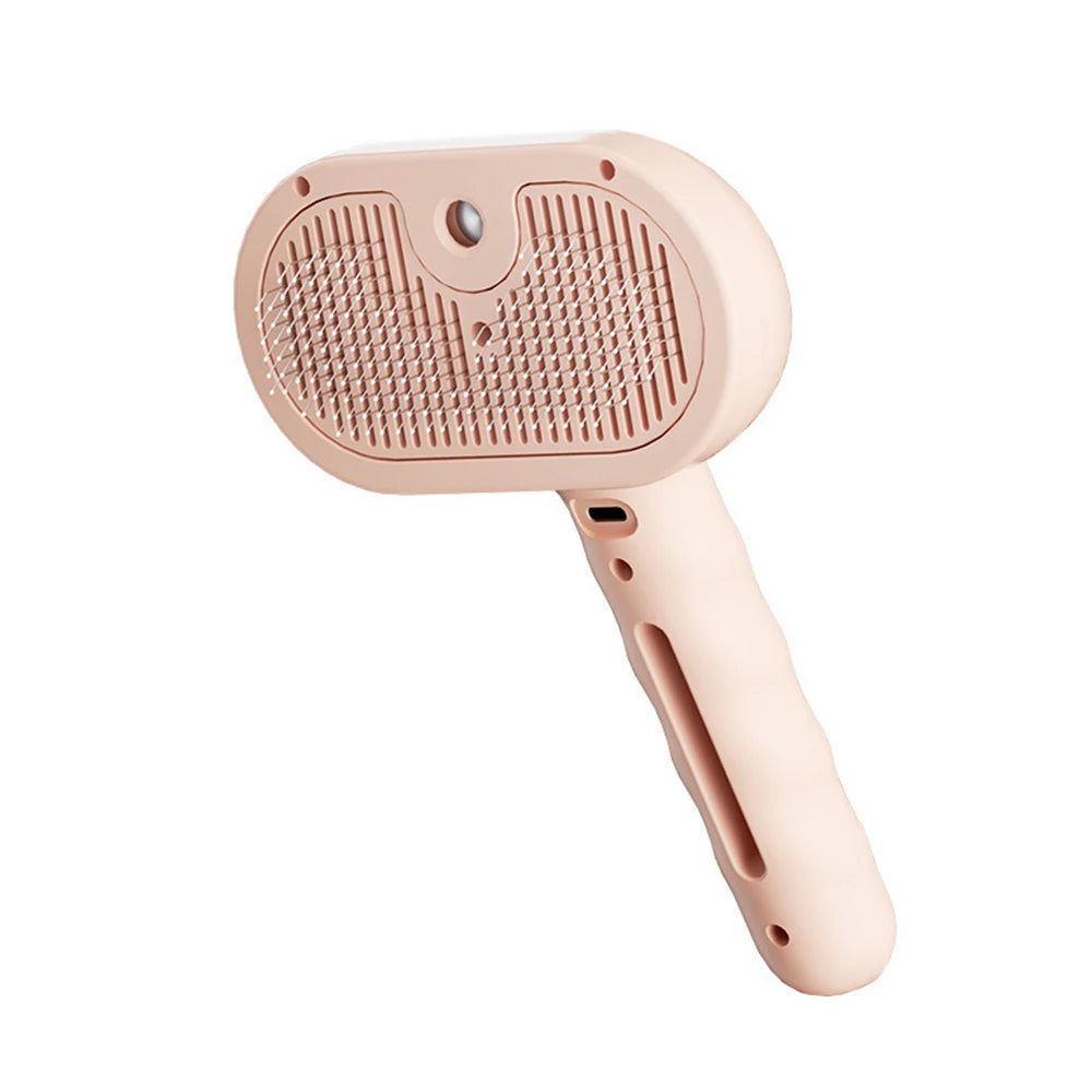 Steam Spray Dog Grooming Brush – Luxury Pet Care Tool