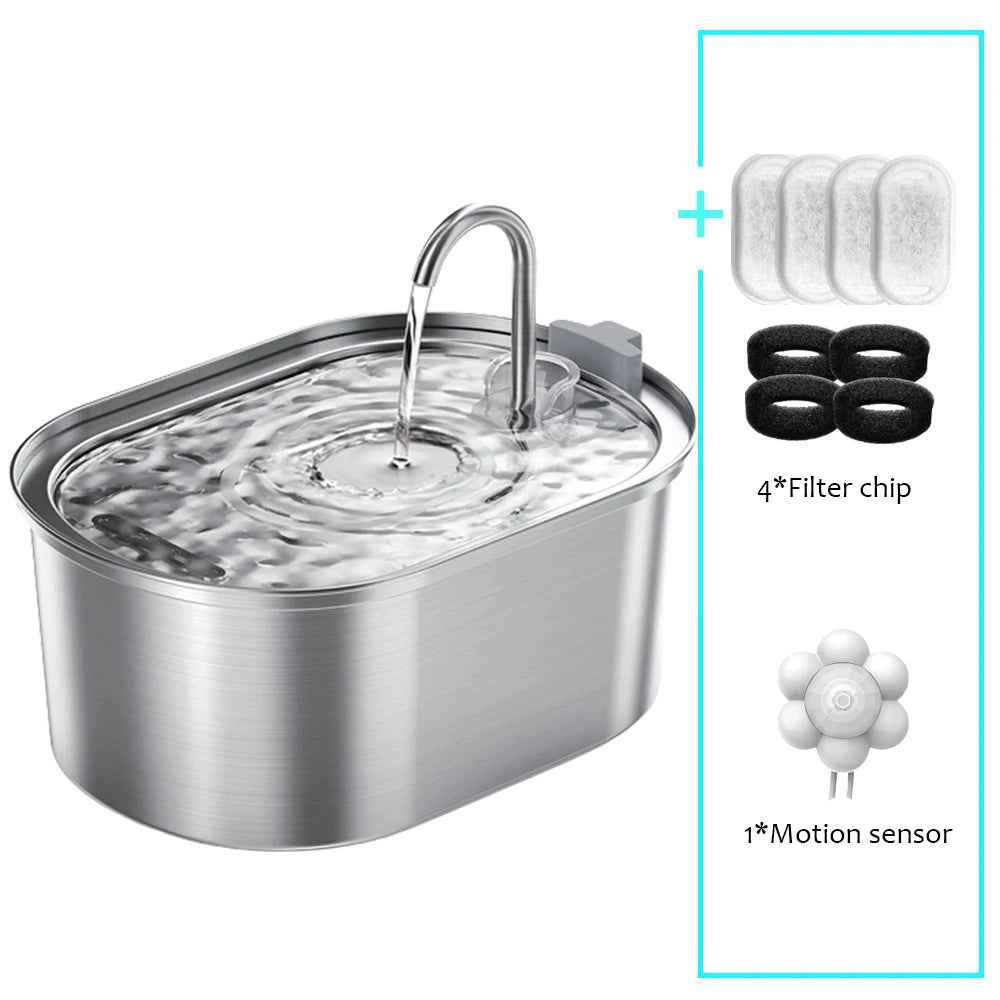 SmartFlow™ Automatic Pet Water Fountain for Cats & Dogs