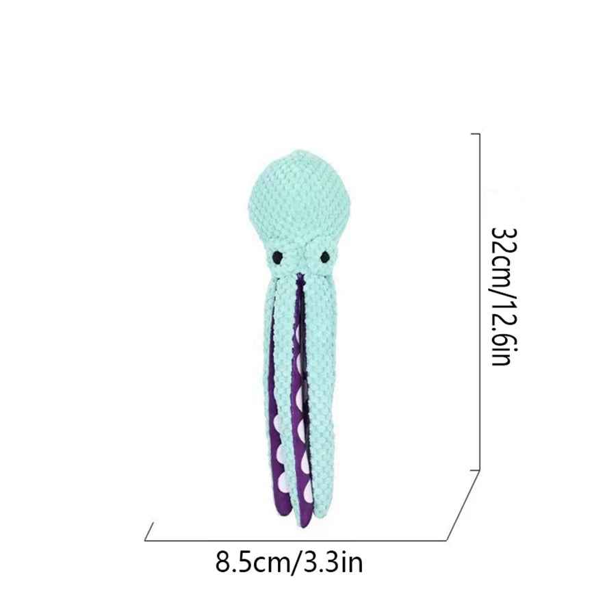 OctoPup™ – Interactive Plush Octopus Toy for Dogs