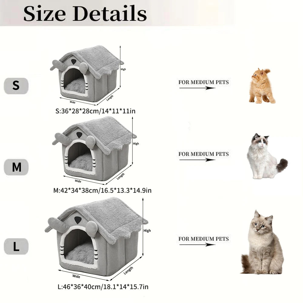 PawHaven™ – Detachable Semi-Enclosed Cat House