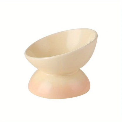 PurrElevate™ – Ceramic Raised Cat Bowl