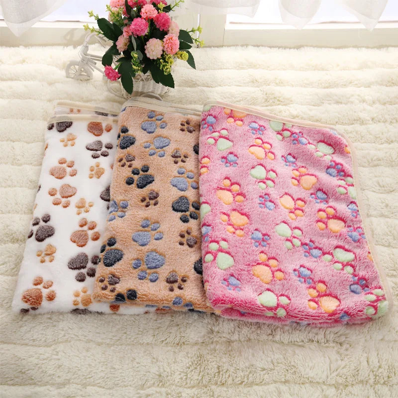 PawPrint™ – Fluffy Multicolor Pet Blanket