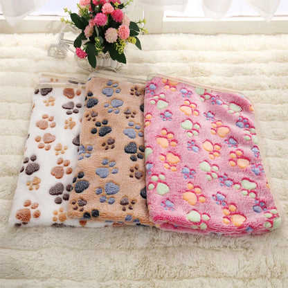 PawPrint™ – Fluffy Multicolor Pet Blanket