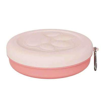 TravelPaw™ – Portable Pet Food & Water Bowl