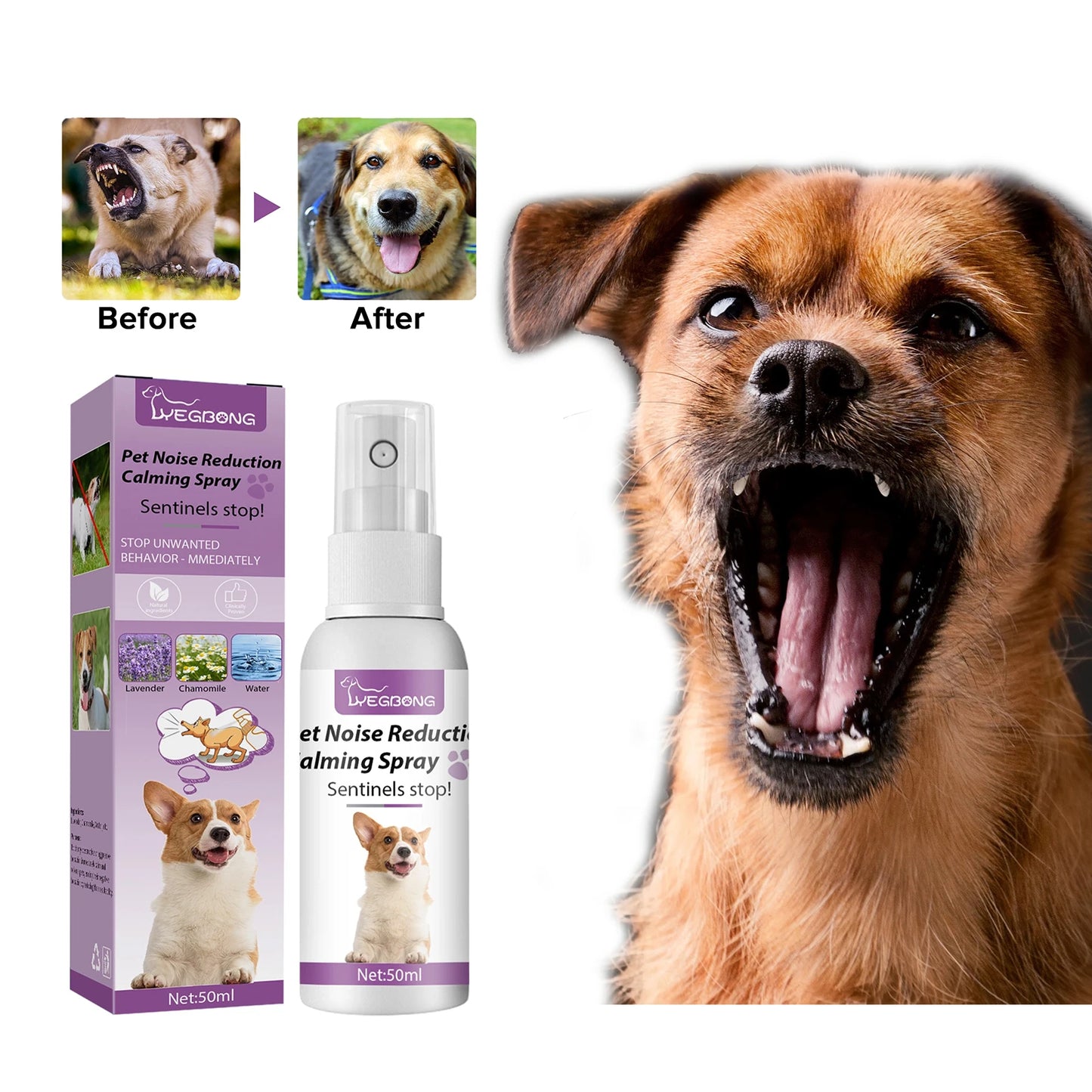 Dog Calming Spray – Anti-Anxiety & Stress Relief