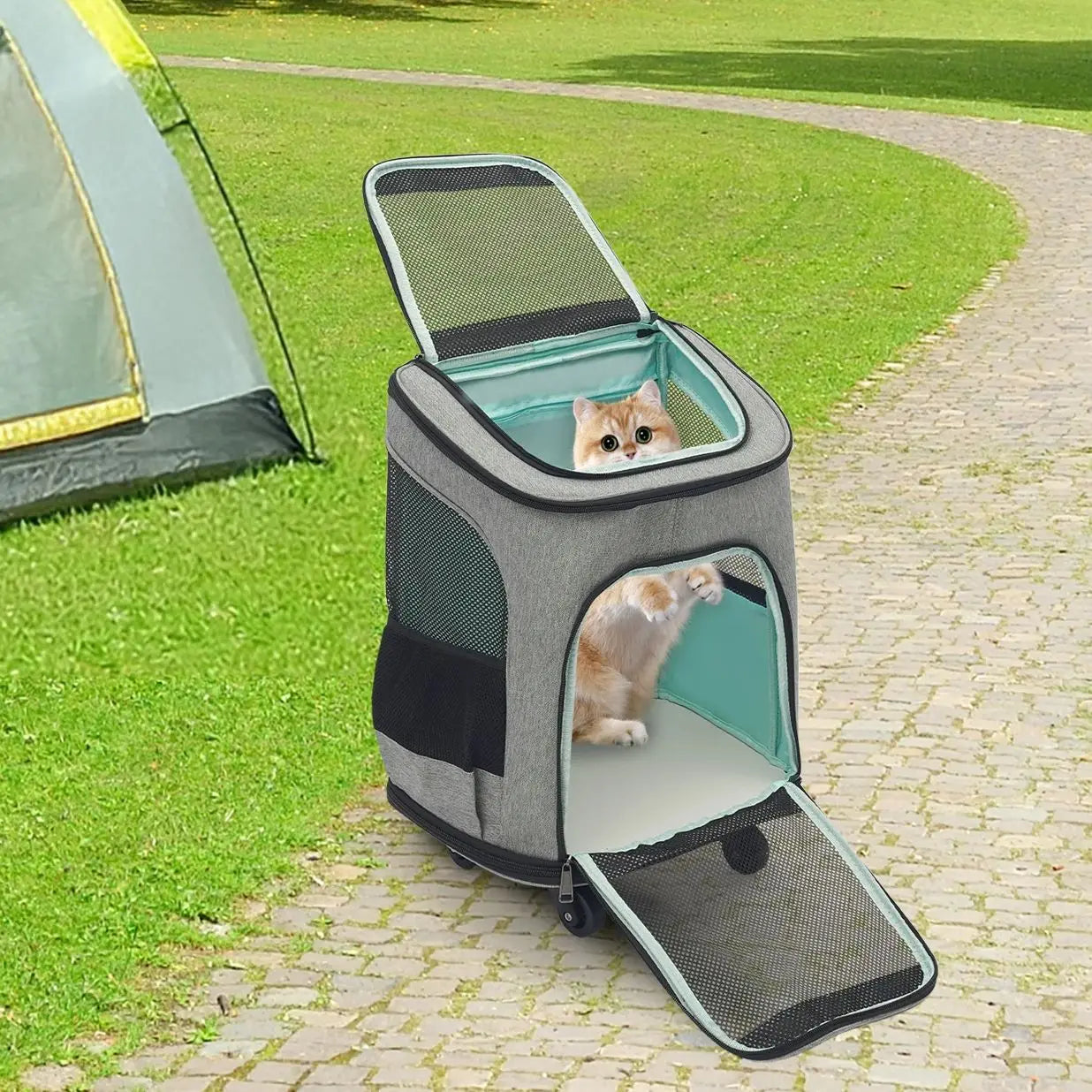 Extra Large Rolling Pet Travel Carrier