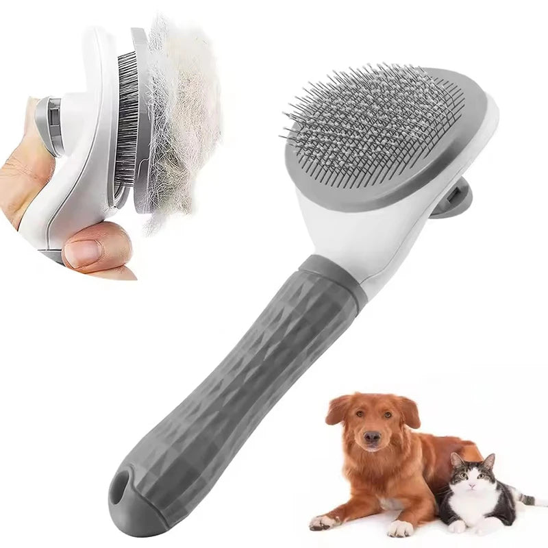 FurEase™ – Pet Hair Remover & Grooming Brush