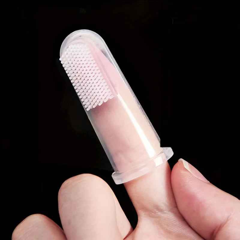Pet Silicone Finger Toothbrushes – Gentle Dental Care for Dogs & Cats