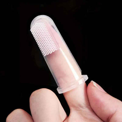 Pet Silicone Finger Toothbrushes – Gentle Dental Care for Dogs & Cats