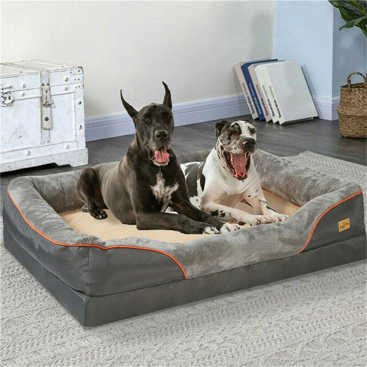 PawRest™ – Jumbo Orthopedic Memory Foam Dog Sofa