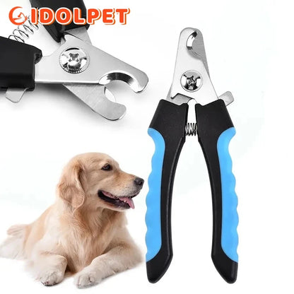 Professional Pet Nail Clipper with Safety Guard for Dogs & Cats