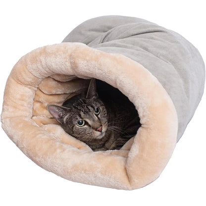 PurrSnug™ – Semi-Enclosed Winter Cat Sleeping Bag