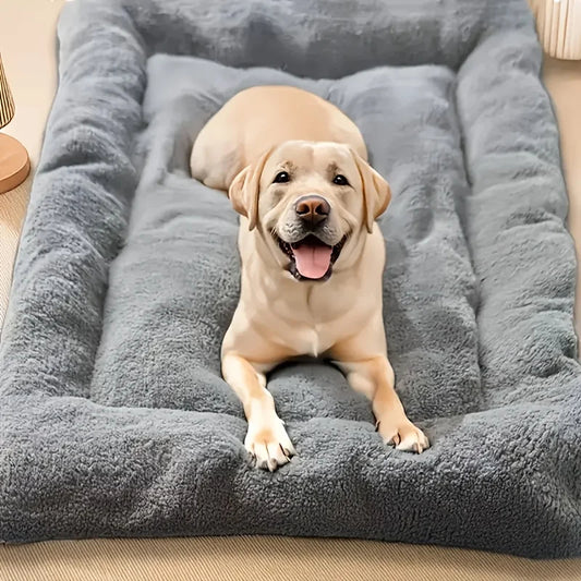 Extra Large Plush Dog Bed – Thickened Super Soft Sofa Mat for Large Dogs