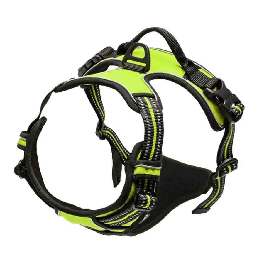 PawSet™ – Leather Dog Collar & Harness with Leash