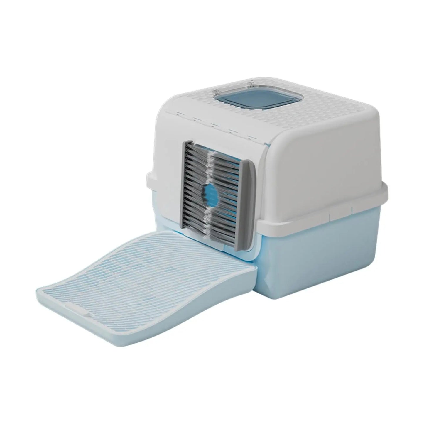CleanCorner™ Hooded Cat Litter Box — Space-Saving Anti-Leak Design