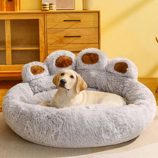 FluffNest™ – Plush Dog & Cat Bed