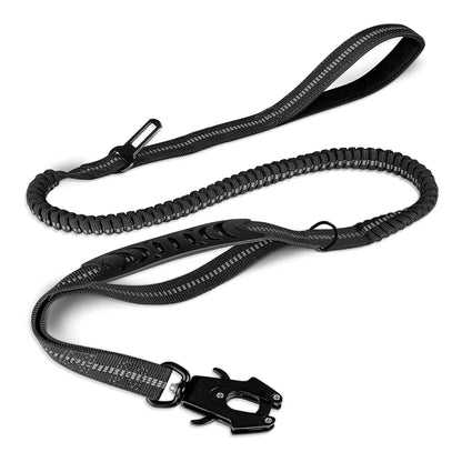 TactiLeash™ – Reflective Shock-Absorbing Bungee Leash