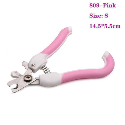 Professional Stainless Steel Pet Nail Clipper – Dog & Cat Nail Trimmer