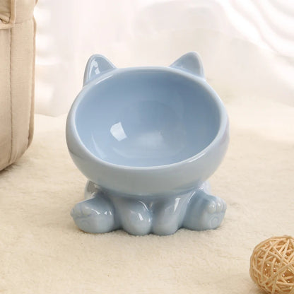 PawLift™ – Elevated Ceramic Bowl for Cats & Dogs