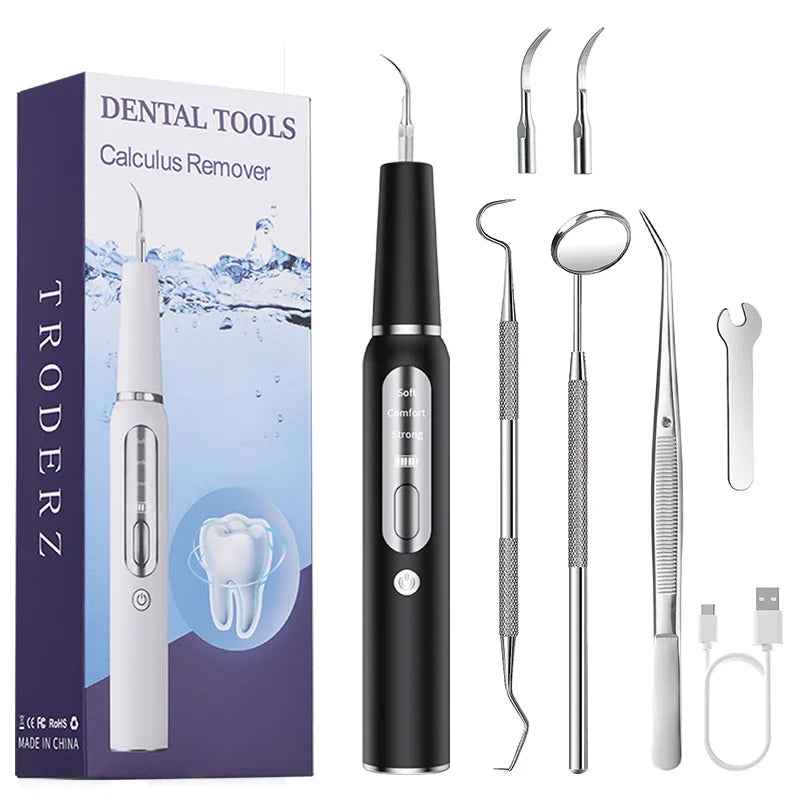 Ultrasonic Pet Tooth Cleaning Device – Electric Dental Care Tool for Dogs and Cats