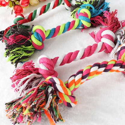 Dog Chew Toy – Durable Cotton Rope for Puppies & Small Dogs