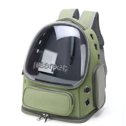 ClearPaw™ – Transparent Folding Travel Carrier for Pets