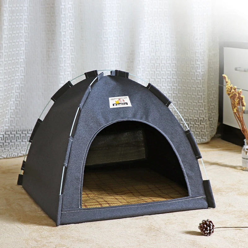 PawHaven™ – Foldable Pet Tent & Cat House