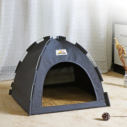 PawHaven™ – Foldable Pet Tent & Cat House
