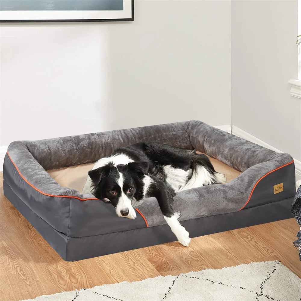 PawRest™ – Jumbo Orthopedic Memory Foam Dog Sofa