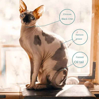 500ml Sphynx Cat & Dog Shampoo – Wash-Free Moisturizing Cleanser for Sensitive Skin