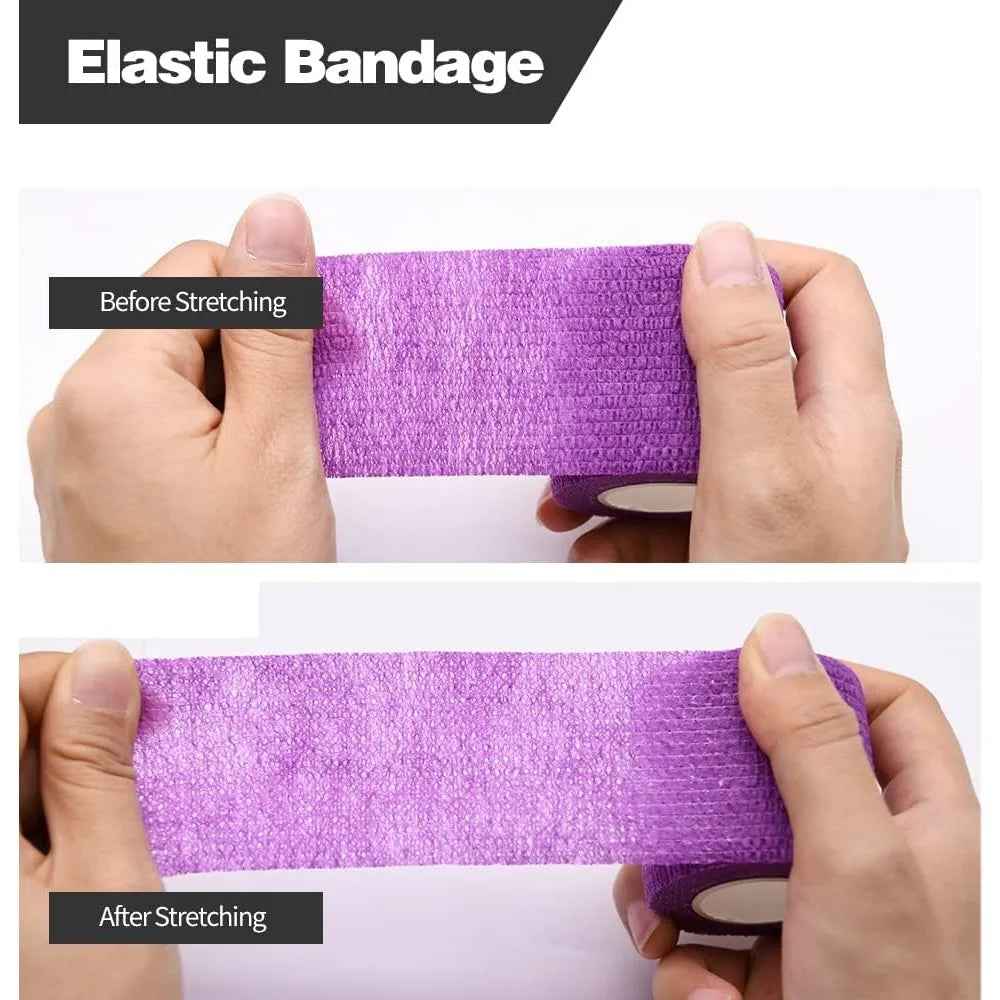 FlexiWrap™ – Self-Adhesive Elastic Bandage Tape (12/10pcs)