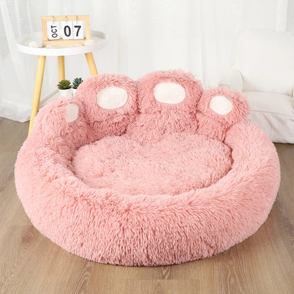 FluffNest™ – Plush Dog & Cat Bed