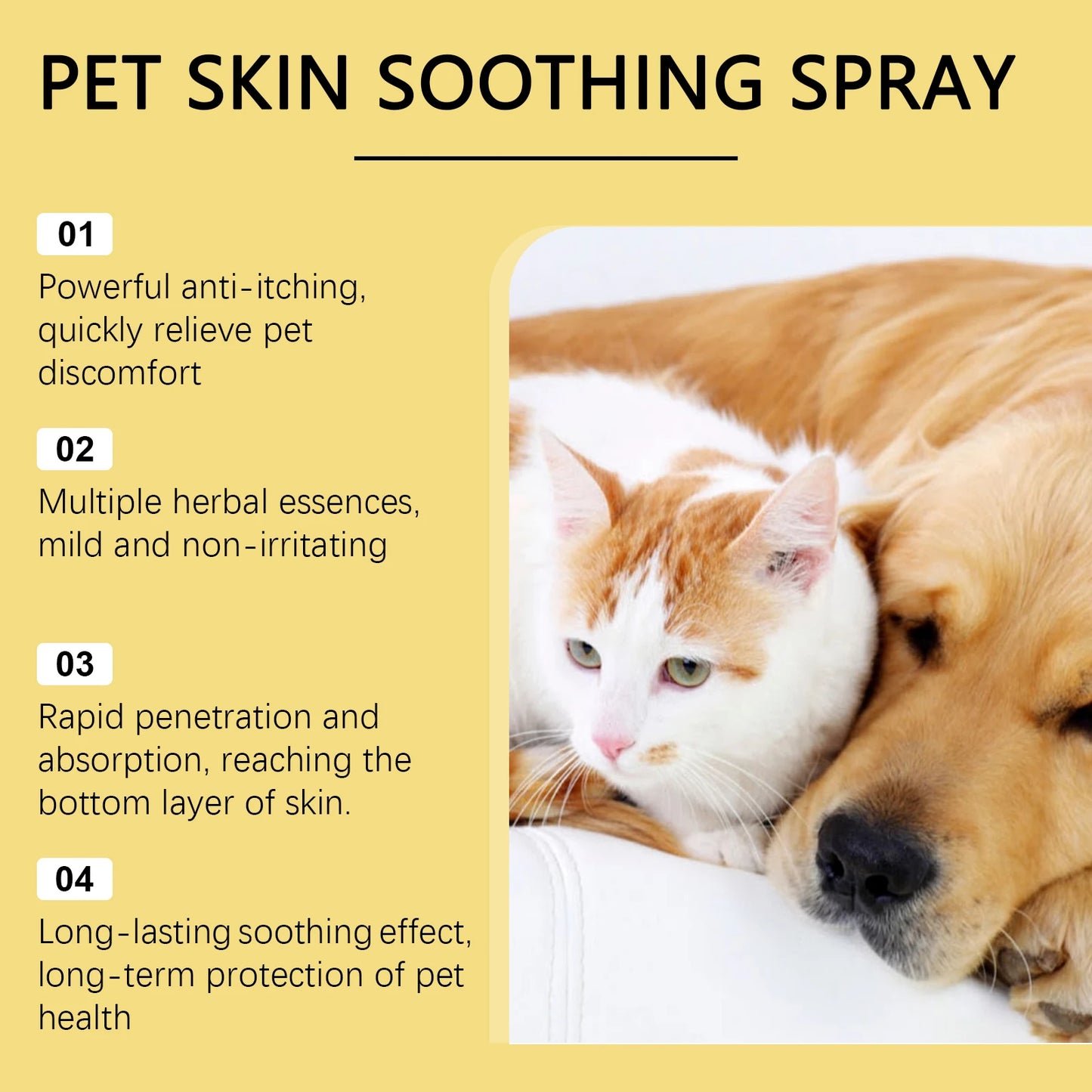 YEGBONG™ Pet Skin Care Spray – Soothing Relief for Dogs & Cats
