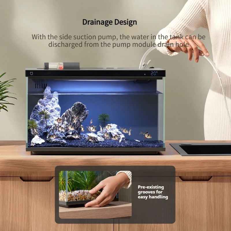 Xiaomi Mijia Smart Fish Tank MYG100 – App Controlled, Auto Feeding & LED Light