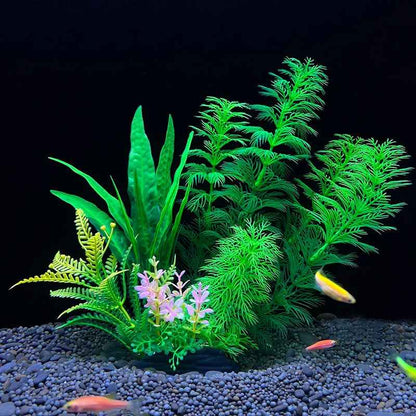 Artificial Aquarium Plants – Plastic Aquatic Decorations for Fish Tanks 🌿🐠