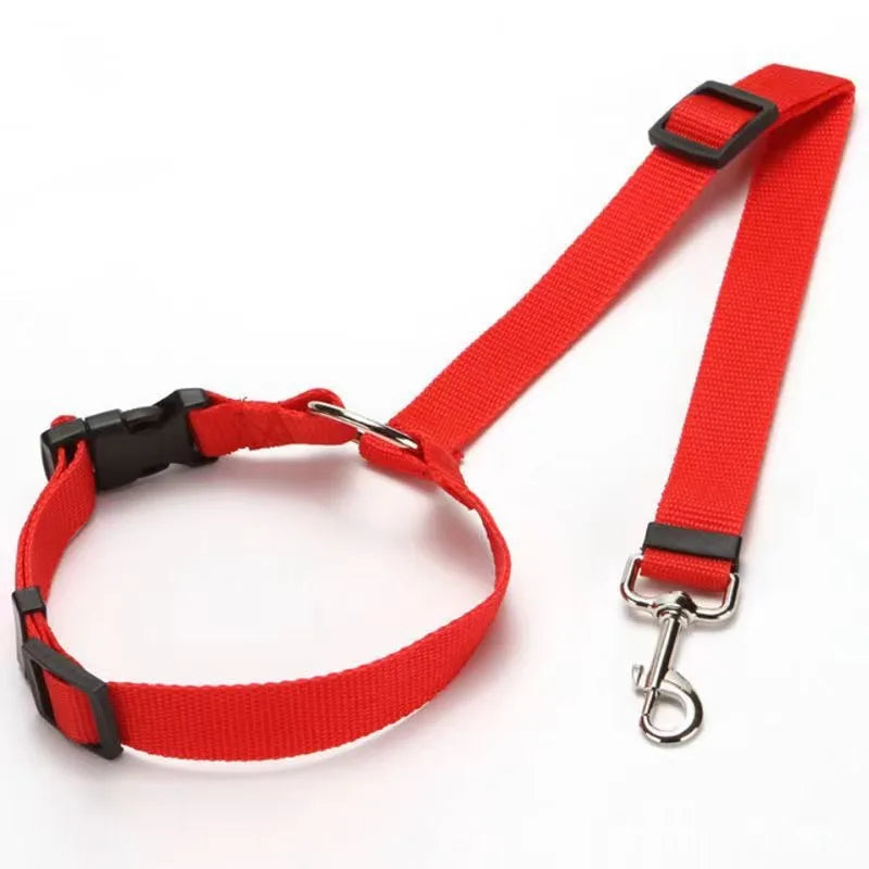TravelPaw™ – 2-in-1 Pet Car Seat Belt & Leash