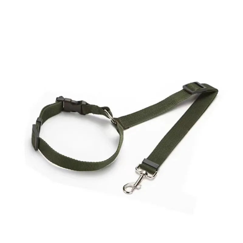 TravelPaw™ – 2-in-1 Pet Car Seat Belt & Leash