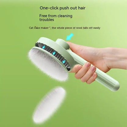 PawGroom™ – Stainless Steel Pet Brush & Comb