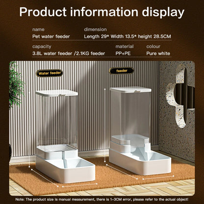 DualFeast™ – Automatic Feeder & Water Dispenser for Pets