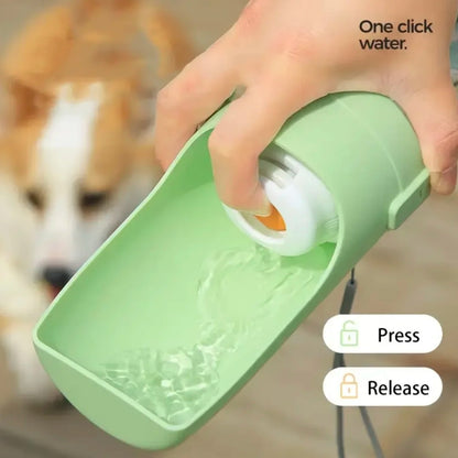 PawSip™ – 2-in-1 Foldable Pet Travel Bottle