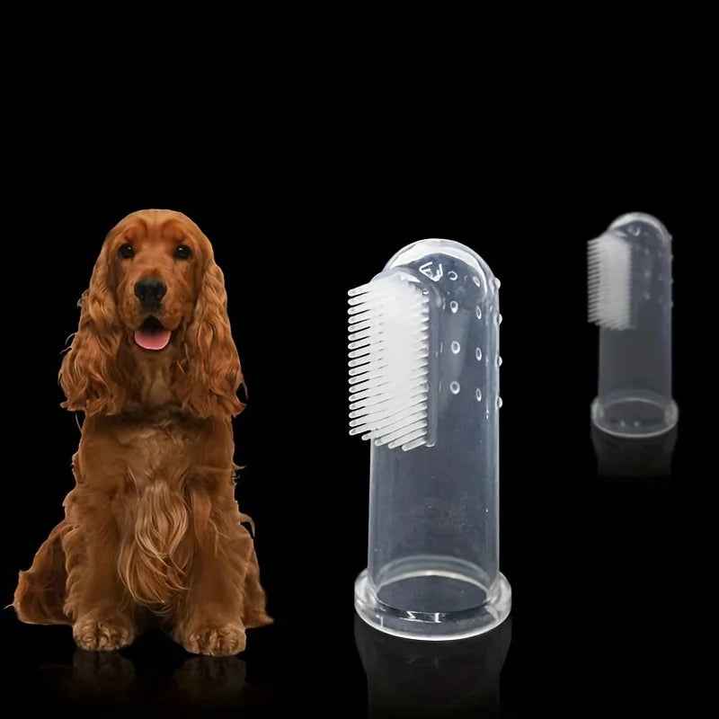 Pet Silicone Finger Toothbrushes – Gentle Dental Care for Dogs & Cats