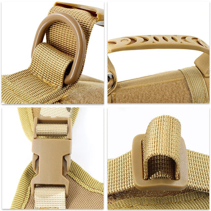 TactiKit™ – Adjustable Tactical Harness & Leash Set