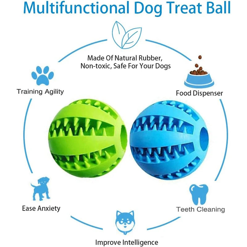 ChewBall™ – Interactive Treat & Cleaning Toy for Dogs