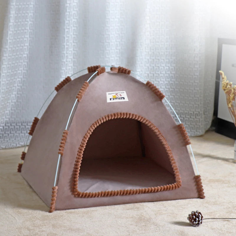 PawHaven™ – Foldable Pet Tent & Cat House