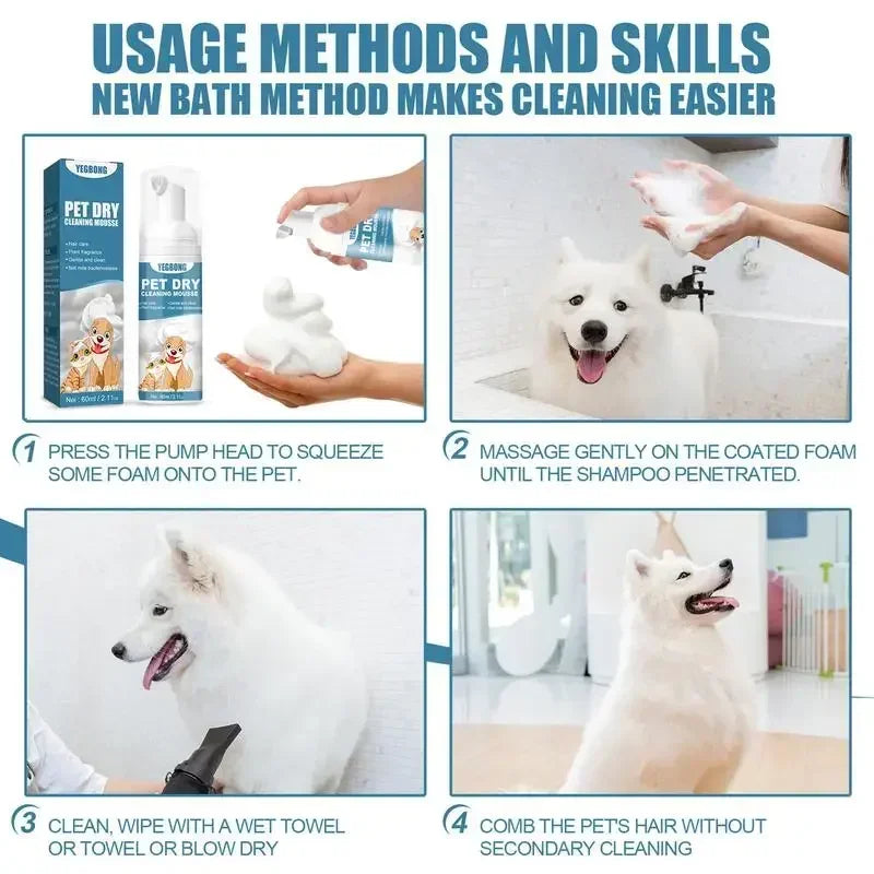 FreshPaws™ – Waterless No-Rinse Pet Shampoo