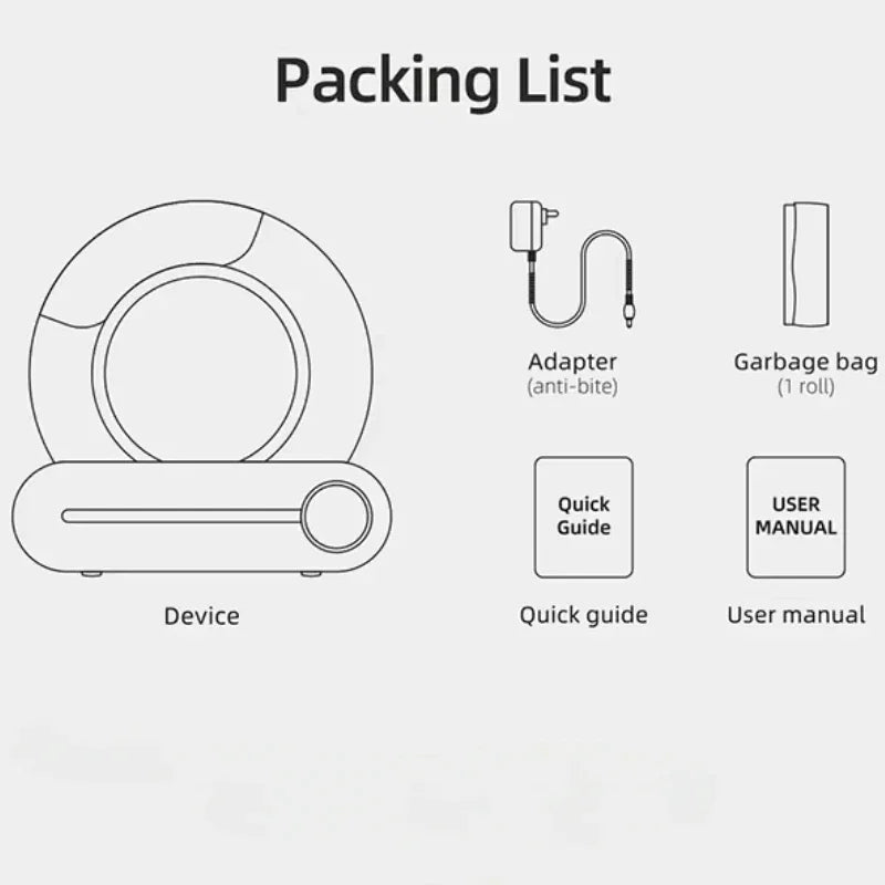 Smart Automatic Cat Litter Box with APP Control