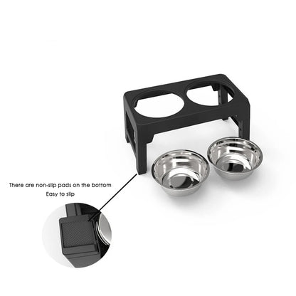 BOOTEELY LiftBowl™ – Adjustable Elevated Feeder for Dogs