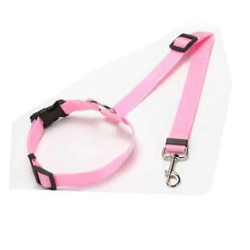 TravelPaw™ – 2-in-1 Pet Car Seat Belt & Leash
