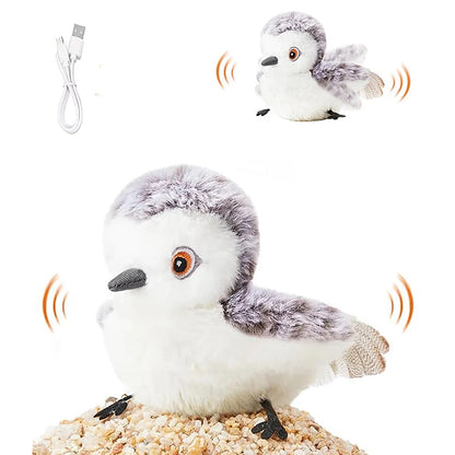 Interactive Flapping Bird Toy for Cats – Realistic Flying Sparrow with Catnip